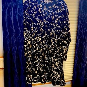 Black and cream dress